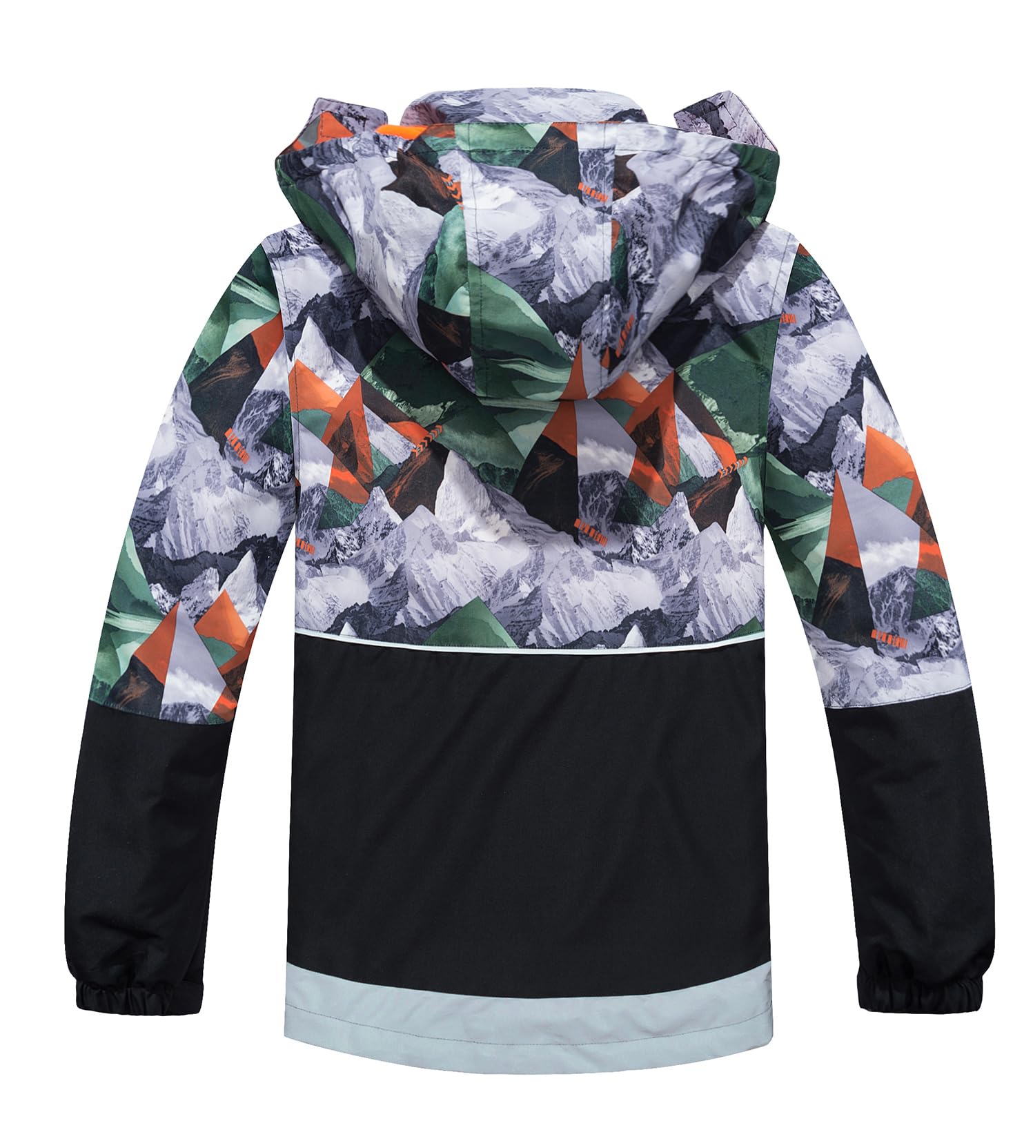CAMLAKEE Chubasquero Impermeables Niños Chaqueta Abrigo Niño con Forro Polar