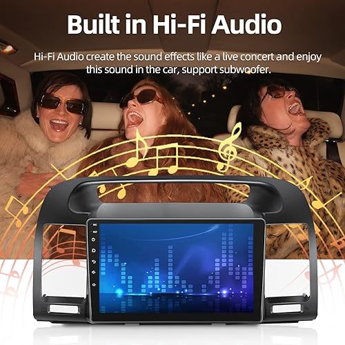 Miniatura 5 de Estéreo de coche Android 13 para Toyota Camry 2000 2001 2002 2003 2004 2005 2006 9 pulgadas pantalla táctil Radio con Carplay  Android Auto  Hi-Fi