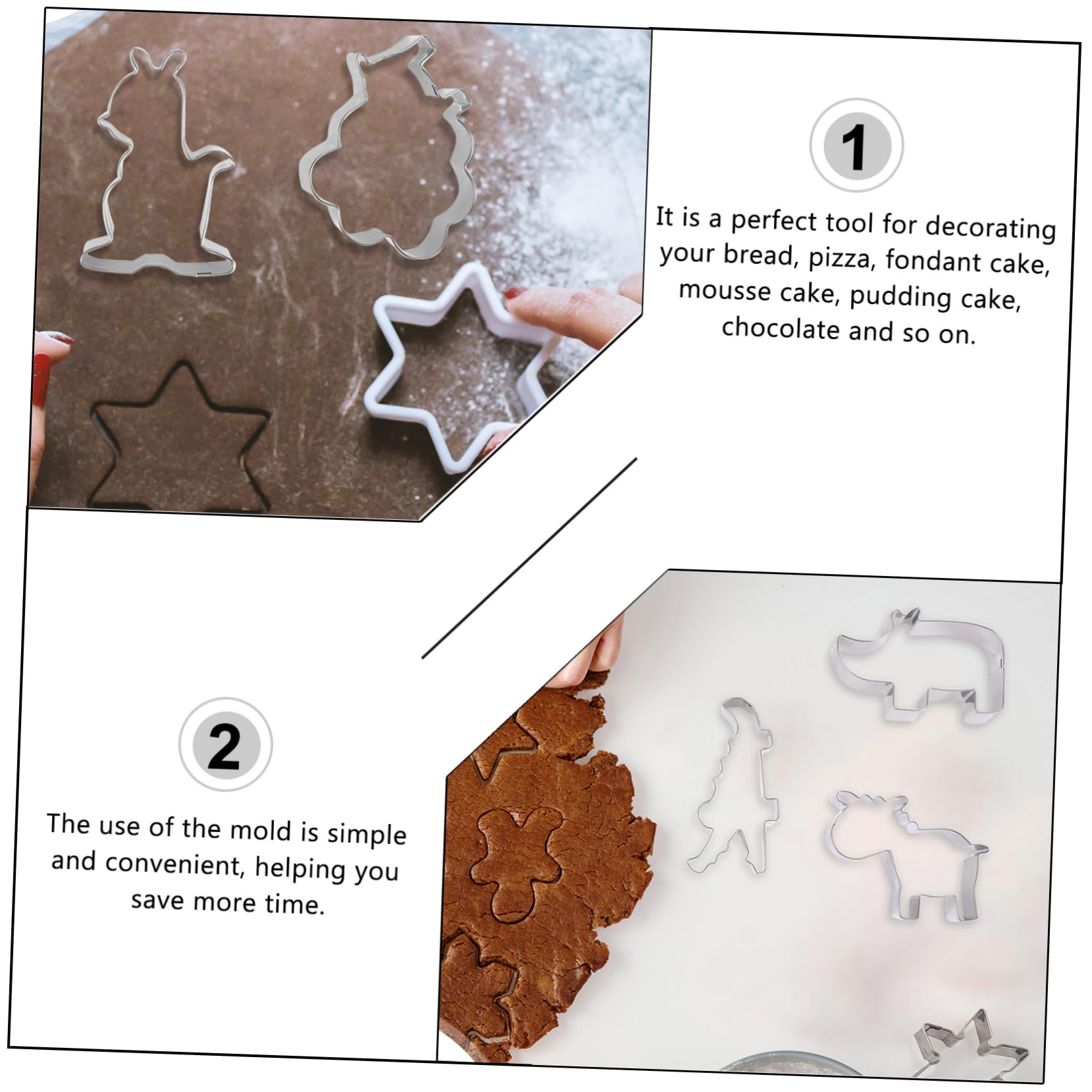 TOPBATHY 27pièces Emporte Animaux De à Biscuits Pour Décoration De Gâteaux Et Pâtisseries Outils De Pâtisserie Pour Et Événements