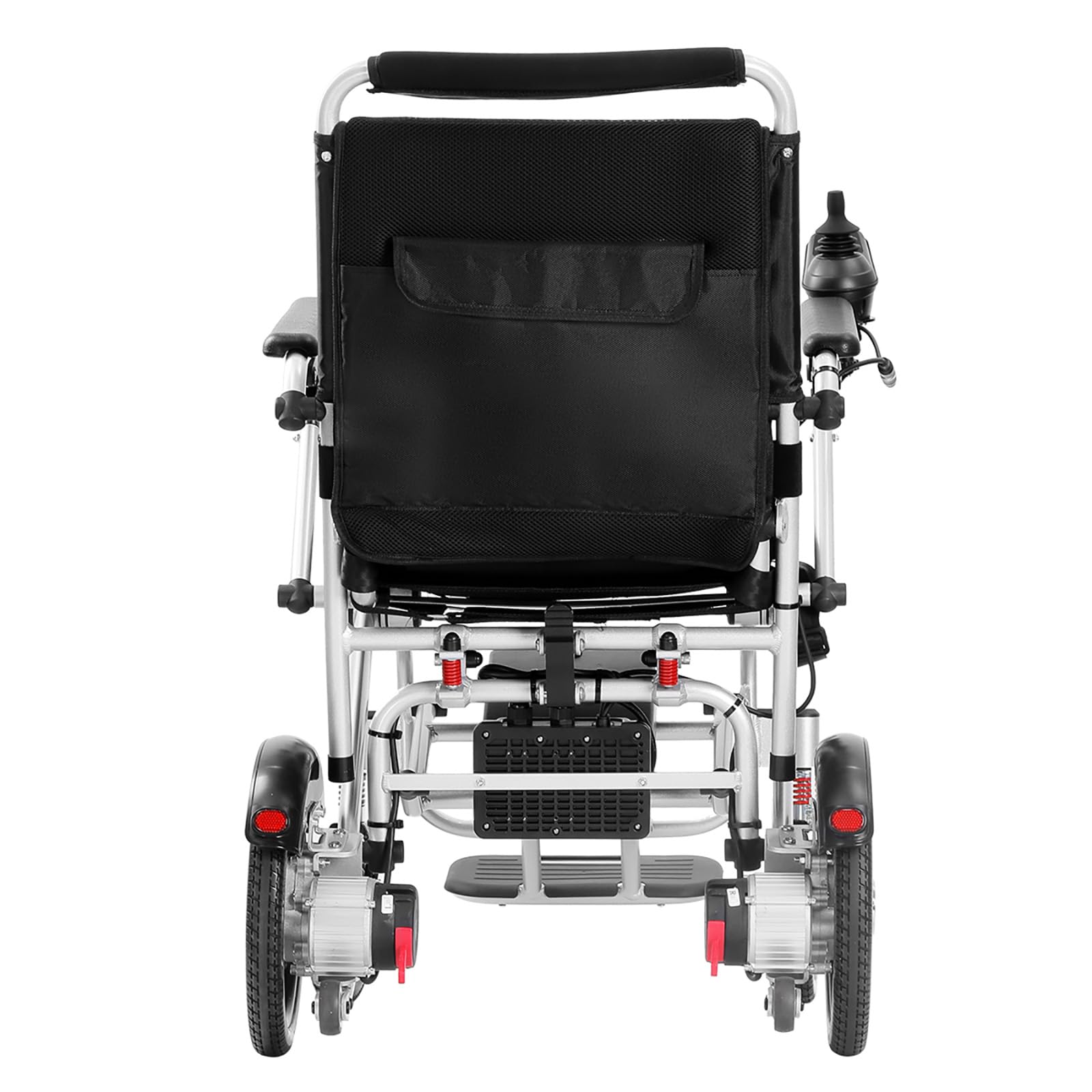 Rollstuhl Elektrisch Faltbar Leicht Elektrorollstuhl, Elektrischer Rollstuhl für Drinnen und Auf Reisen, Faltbarer Rollstuhl mit Elektroantrieb, Hohe Reichweite, Unterstützung 150 Kg