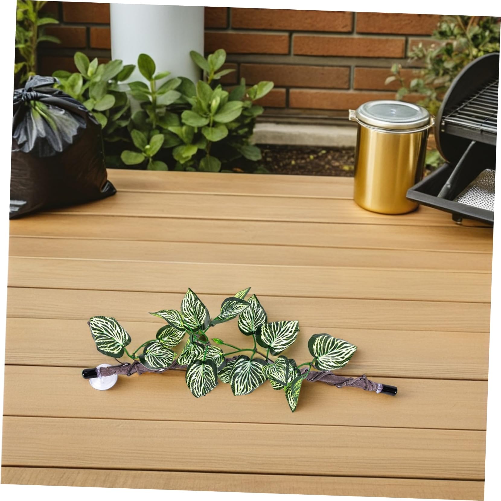 ORFOFE 2 Szt. Realistic Jungle Vines with Suction Cup for Reptile Tank Climbing Branches Flexible Terrarium Plant Decoration for Snakes Lizards Amphibians And Spiders