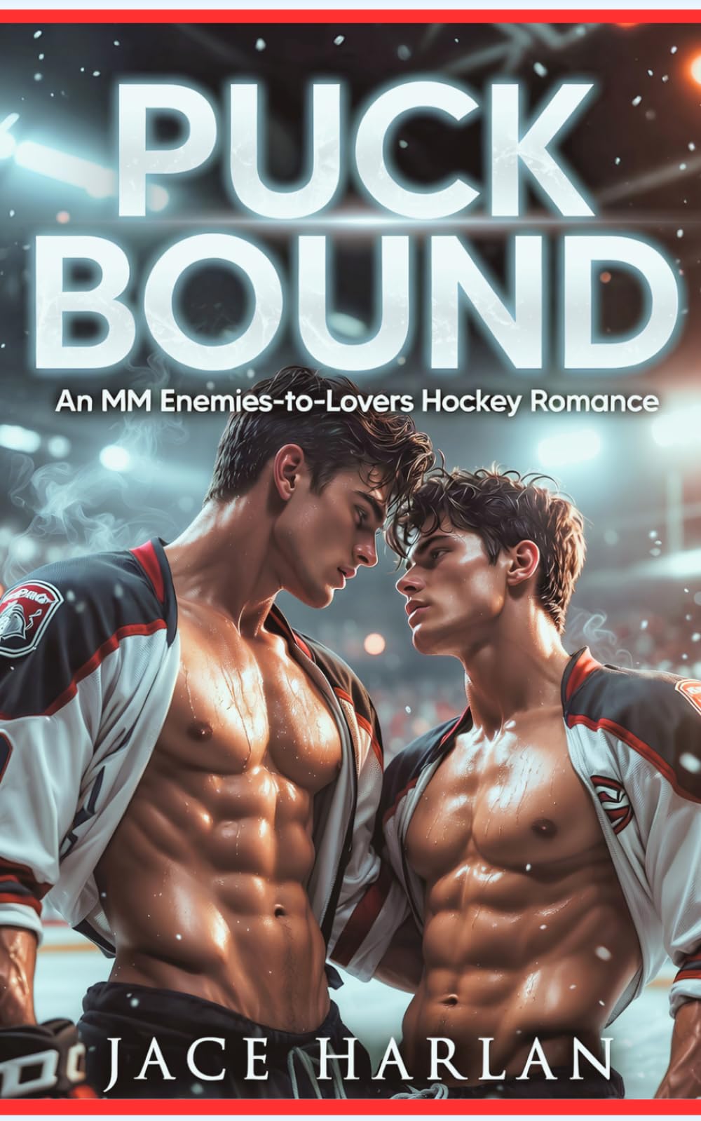 Puck Bound: An MM Enemies-to-Lovers Hockey Romance (Bi-Awakening, Forced Proximity, Steamy Rivals-to-Lovers)