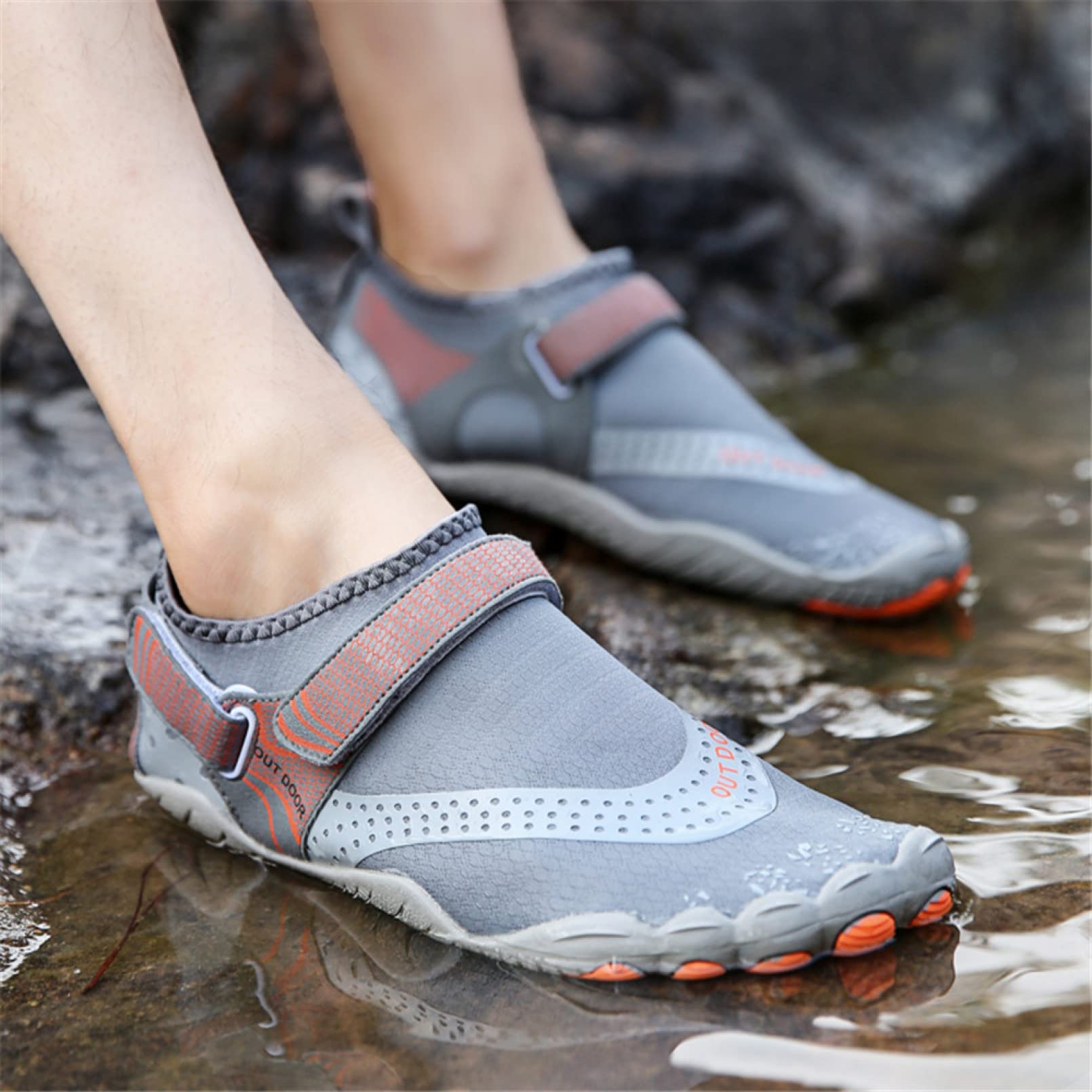 Zapatos de natación Hombres Playa Descalzo Aqua Zapatillas de Surf de Secado rápido Senderismo Agua