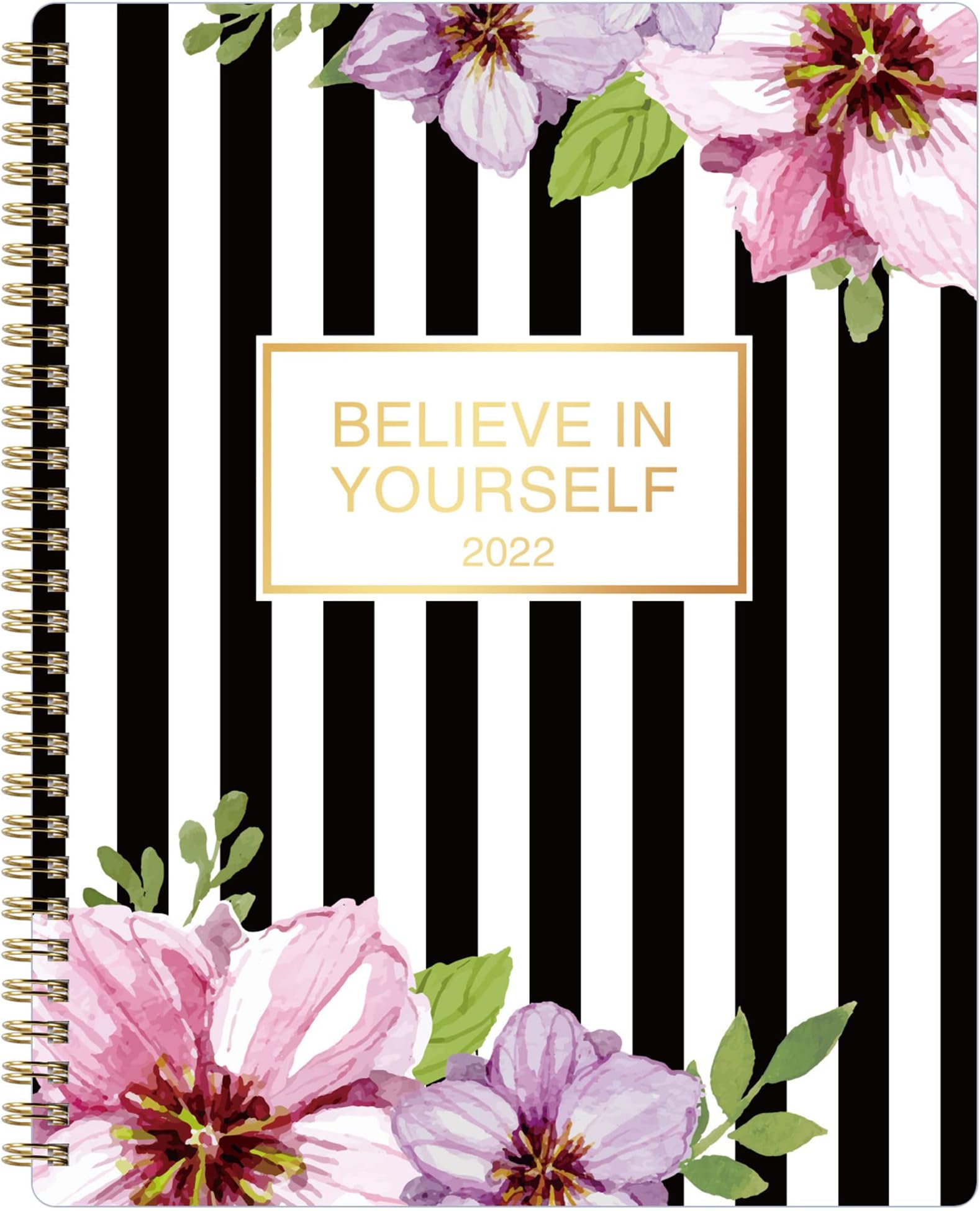 2022 Planner - Weekly Monthly Planner from Jan 2022 - Dec 2022, 8" x 10", Flexible Floral Cover with Premium White Paper, Perfect for Effective Planning & Organizing