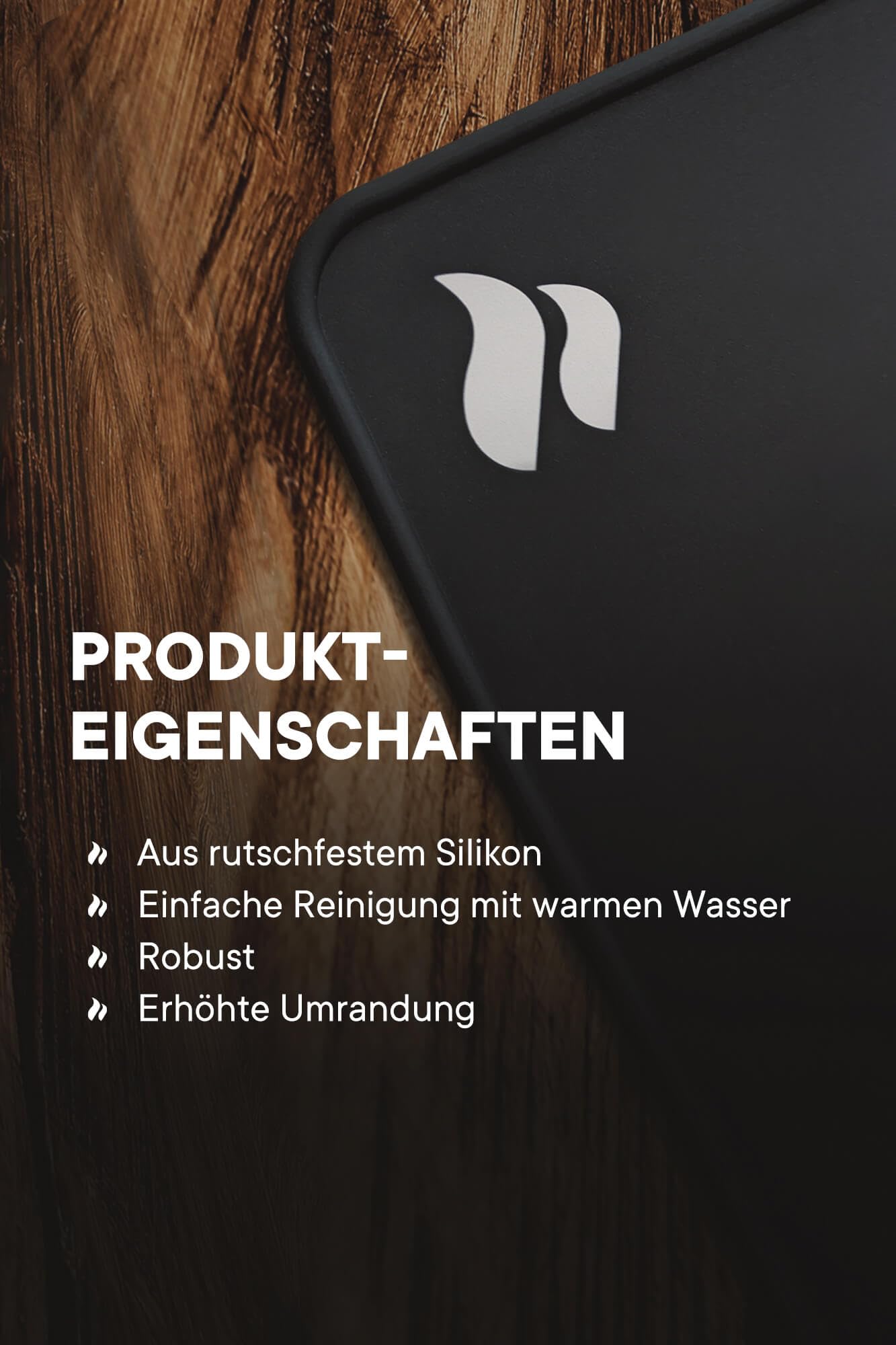 roastmarket Tampermatte (ohne Kantenschutz) - Kaffee Baristamatte aus hochwertigem Silikon - Espresso Tamper Matte für ideales Siebträger Zubehör