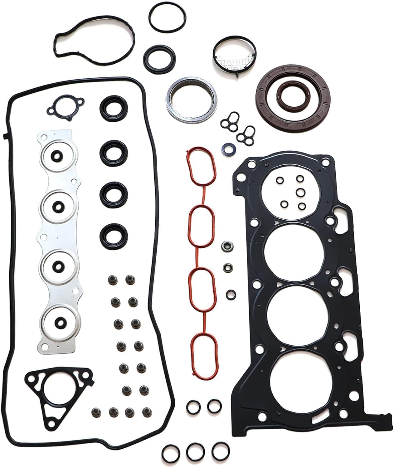 XQSMWF Hybrid DOHC Head Gasket Set Engine Cylinder Gasket Kit Fit for Toyota Prius V 1.8L 2010 2011 2012 2013 Fit for Lexus CT200h 2011-2013 Replace HBTO055 HS26515PT-1 2ZR-FXE