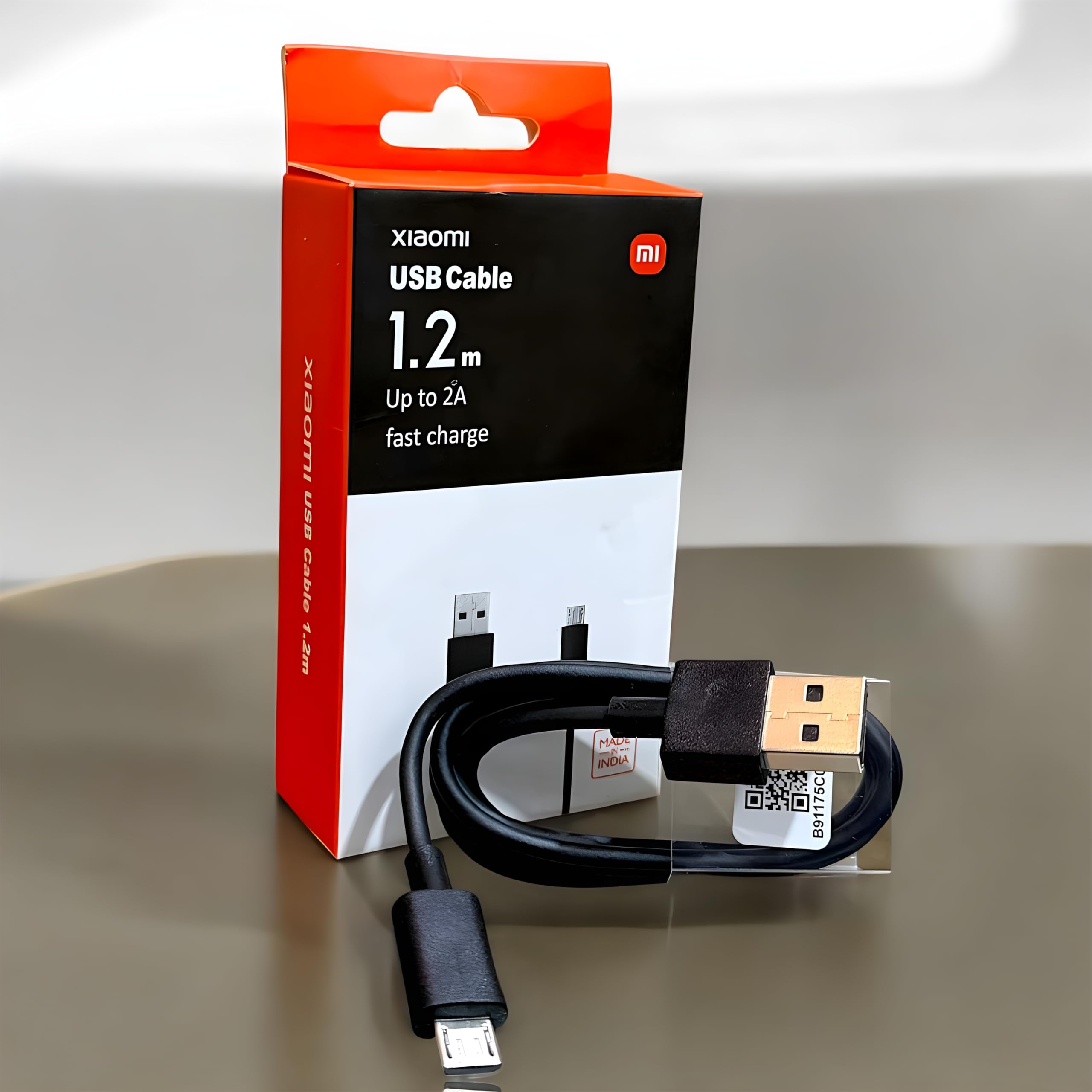 Mi Type B/Micro USB 120cm fast Charging cable |480mbps support| Best Suitable for all Smartphones,tablet and accessories with type B input, Black (B0DFWP541Z) Amazon Price History, Amazon Price Tracker