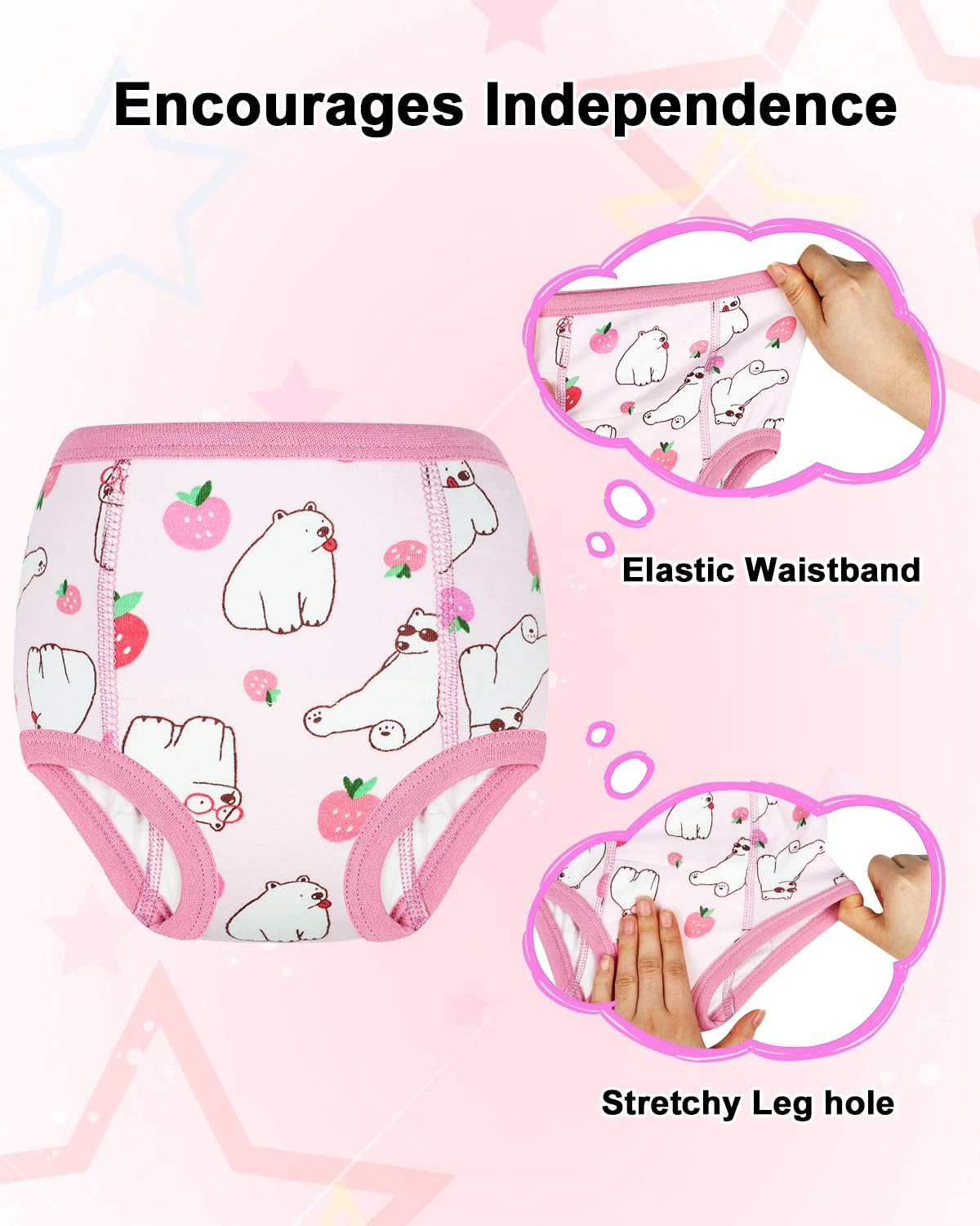 MOEMOE BABY Culotte Apprentissage Propreté Garcon,4 Paquets