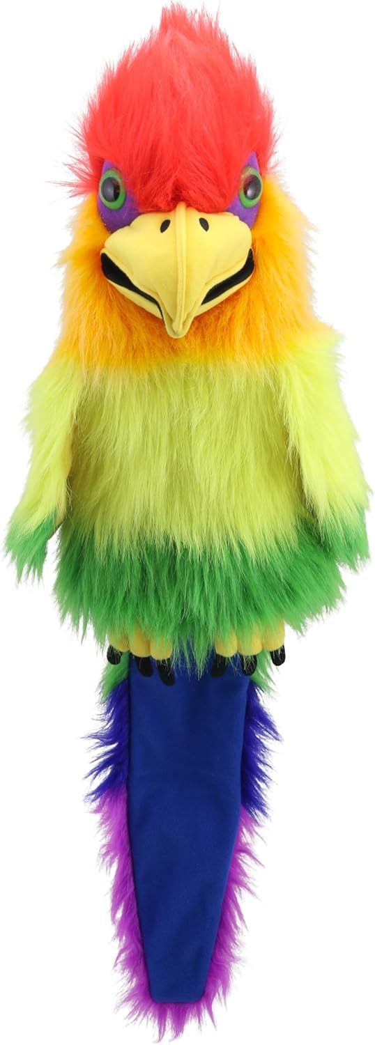 The Puppet Company - Rainbow Collection - Rainbow Bird Hand Puppet - PC007403