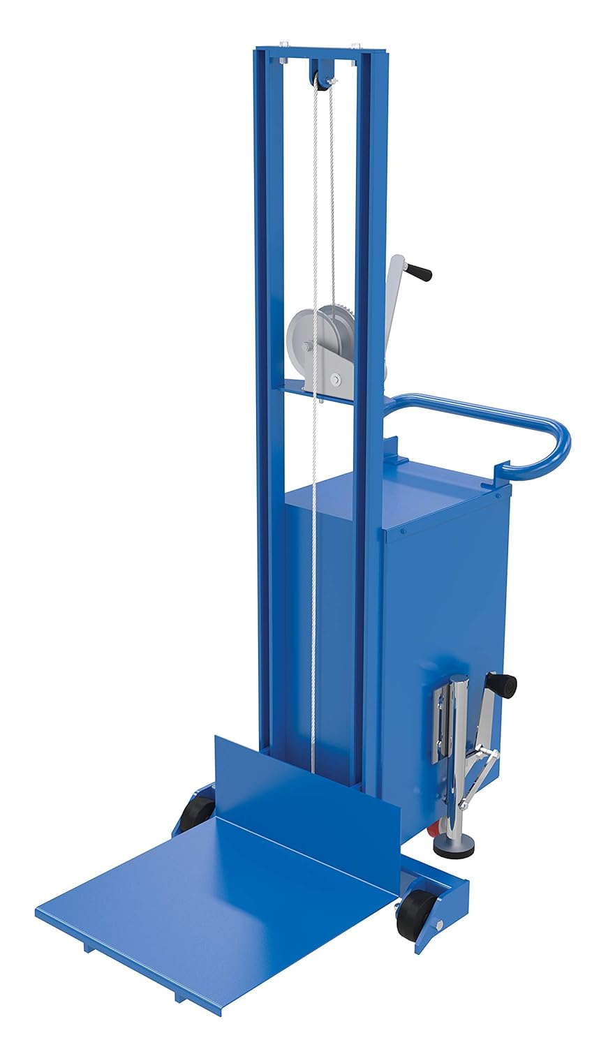 Vestil LLCB-202058 Steel Counter Balanced Lite Load Lift 300 Lb. Capacity Blue