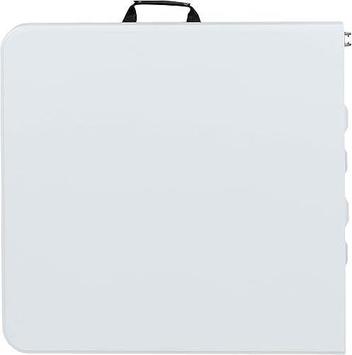 Miniatura 9 de EMMA  OLIVER 4 pies de altura ajustable Bi-Fold Granito blanco mesas plegables de plástico