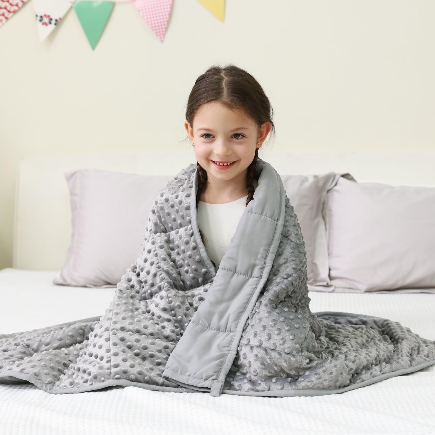 Mr. Sandman Weighted Blanket for Sleeping 3 lbs, 36 x 48 Inches