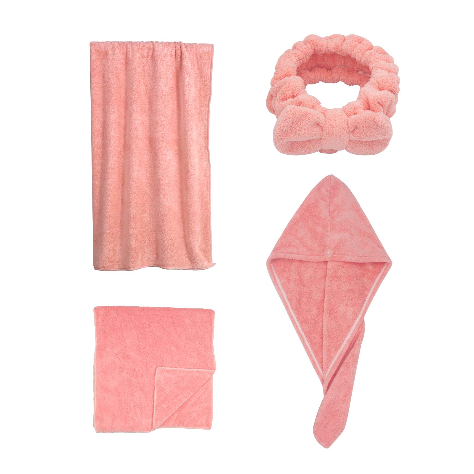 Bath Towel Wrap For Womens Microfiber Shower Towel Wraps Bathrobe