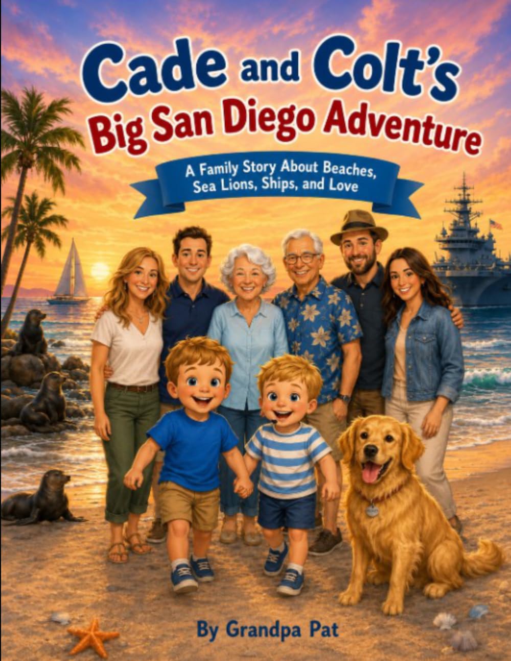 Cade and Colt's Big San Diego Adventure: A Family Story about Beaches, Sea Lions, Ships, and Love