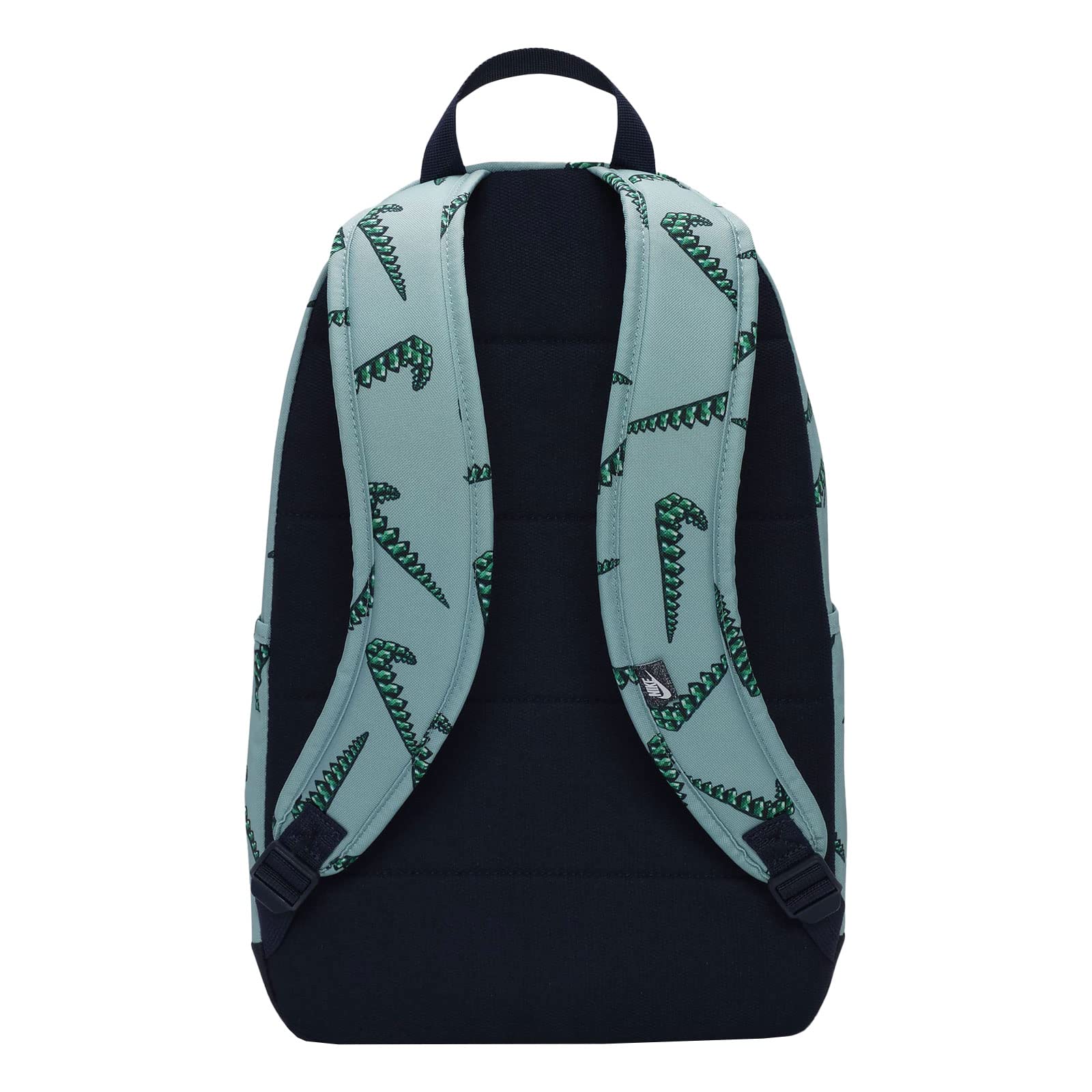 Nike Rucksack für Sport Freizeit Reise Schule Outdoor Backpack, Farbe:Grün, Artikel:-451 obsidian/obsidian/obsidian