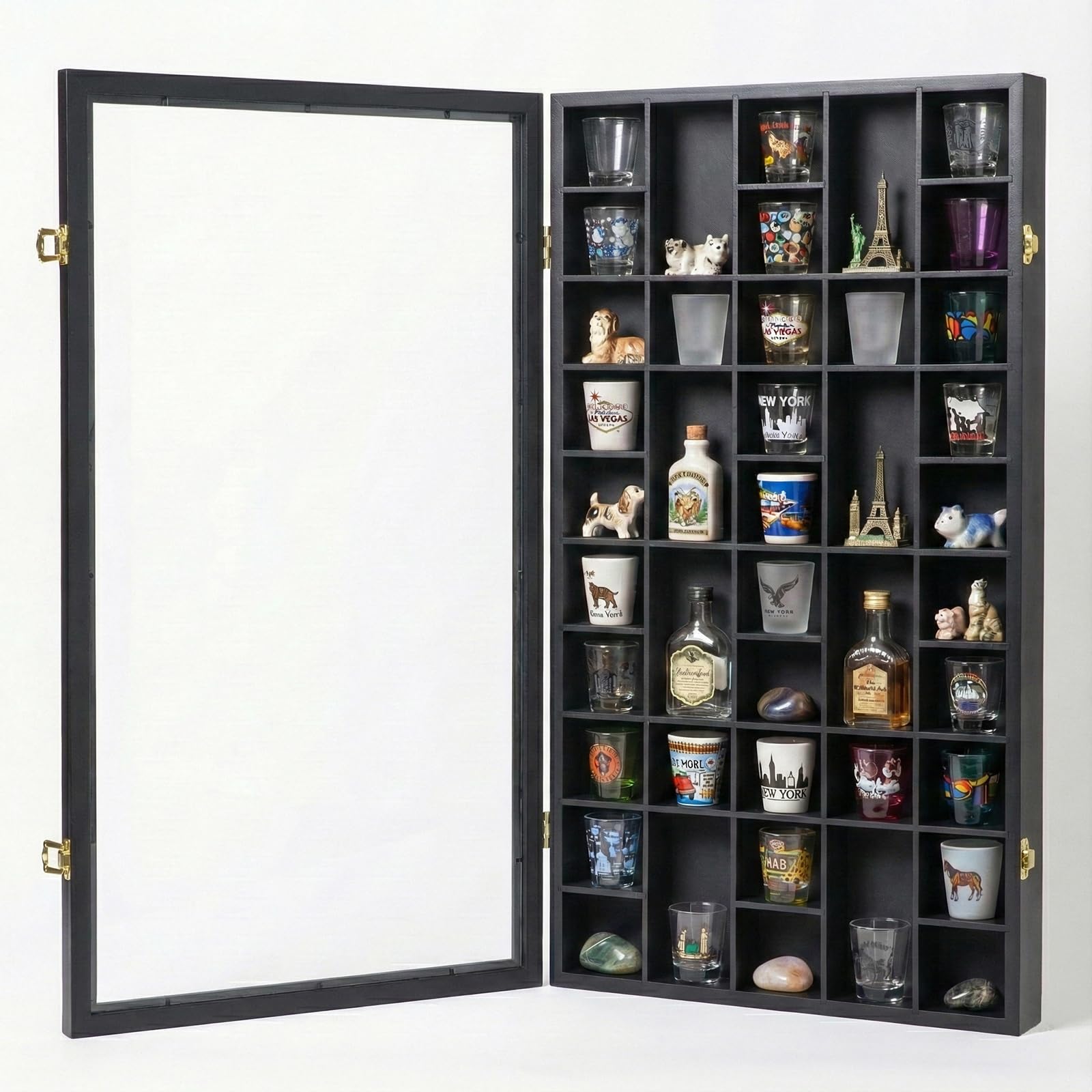 Amazon.com: Furnishh 52 Slots Shot Glass Display Case with