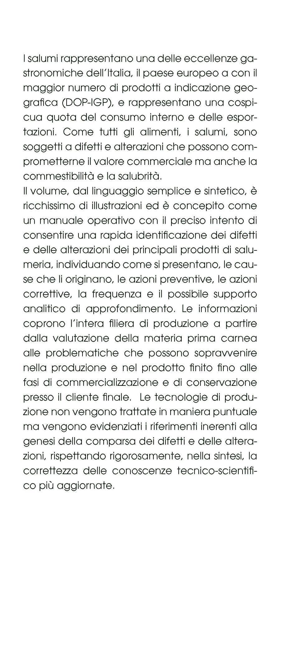 Salumeria italiana. Gestione delle problematiche di produzione