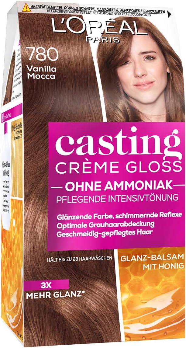 Paris Colouration Casting Crème Gloss, 780 Vanilla Mocha, Pack of 1