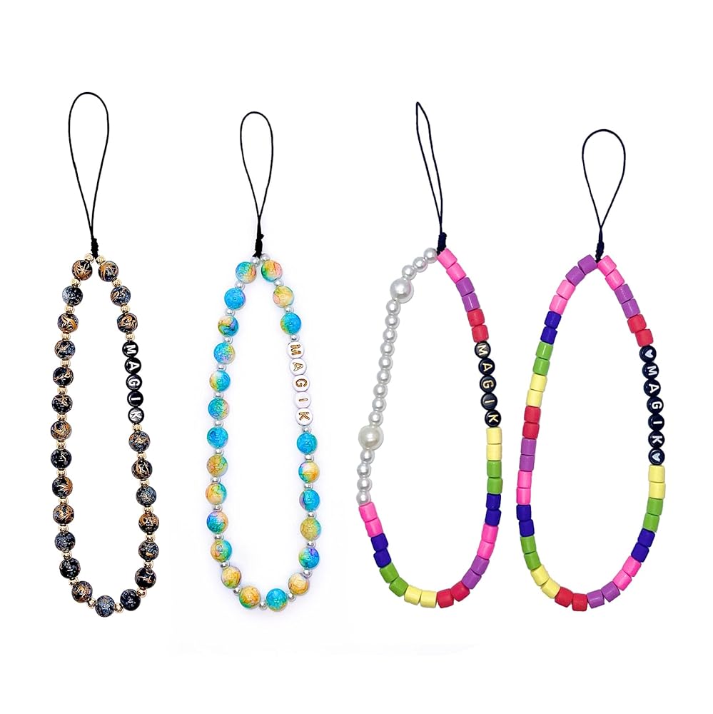 Amazon.com: Magik Custom Beaded Phone Lanyard Personalized