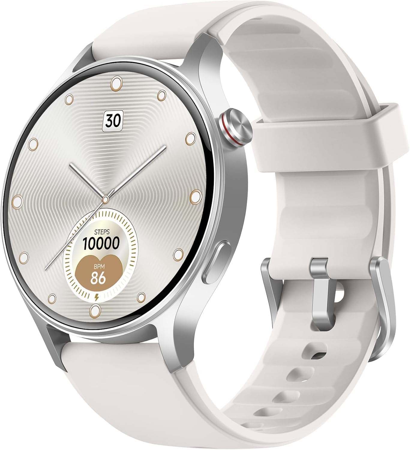aeac Smart Watch for Women, AMOLED Ultra-Clear Screen Activity Trackers with Heart Rate/Sleep/SpO2 Monitor, Waterproof Fitness Smartwatch for iPhone/Samsung/Android (Gray)