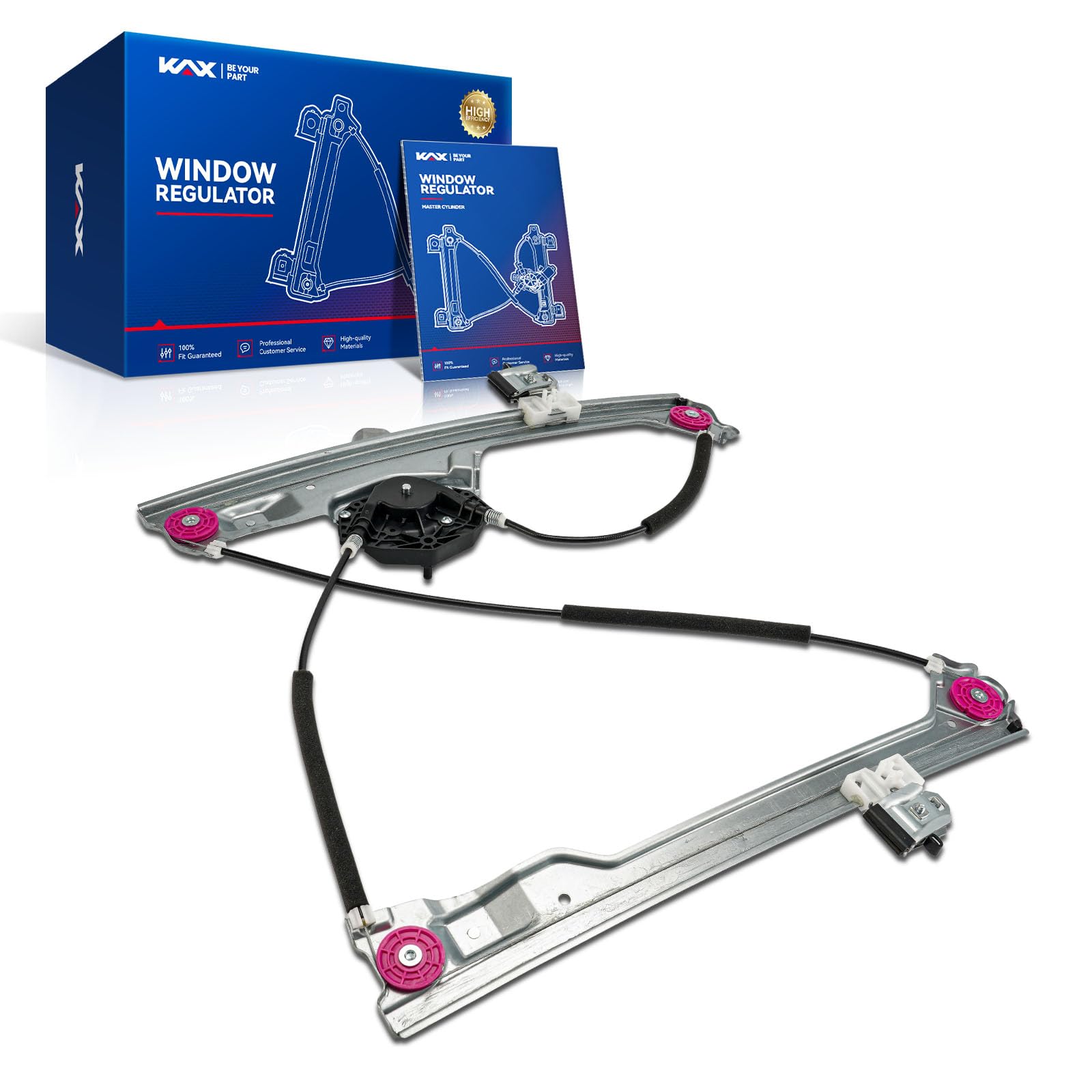 KAX Front Right Power Window Regulator w/Motor for Silverado 1500 2014-2018