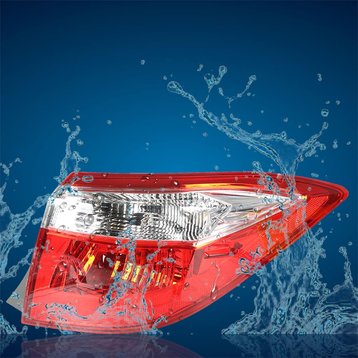 Silscvtt Outer Passenger Side Rear Brake Tail Light Assembly Replacement for Corolla 2014-2016 Right Tail Lamp 8155002751 TO2805118