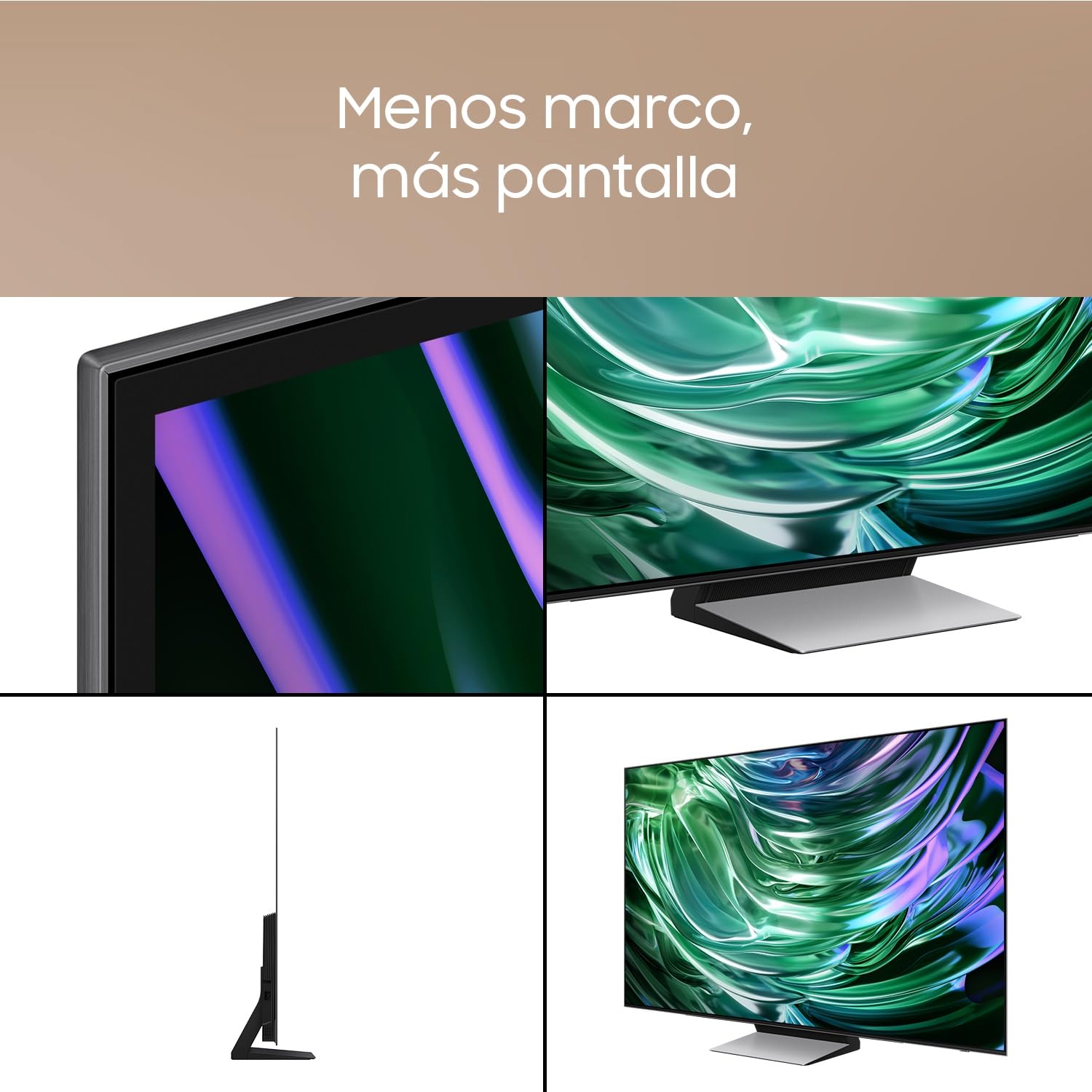 Samsung TV OLED 4K 2024 55S93D Smart TV de 55" con Más Brillo y Contraste, un Sonido de Cine con Q-Symphony, el Mejor Smart TV y GANA Todas Las partidas con Motion Xcelerator 144 Hz