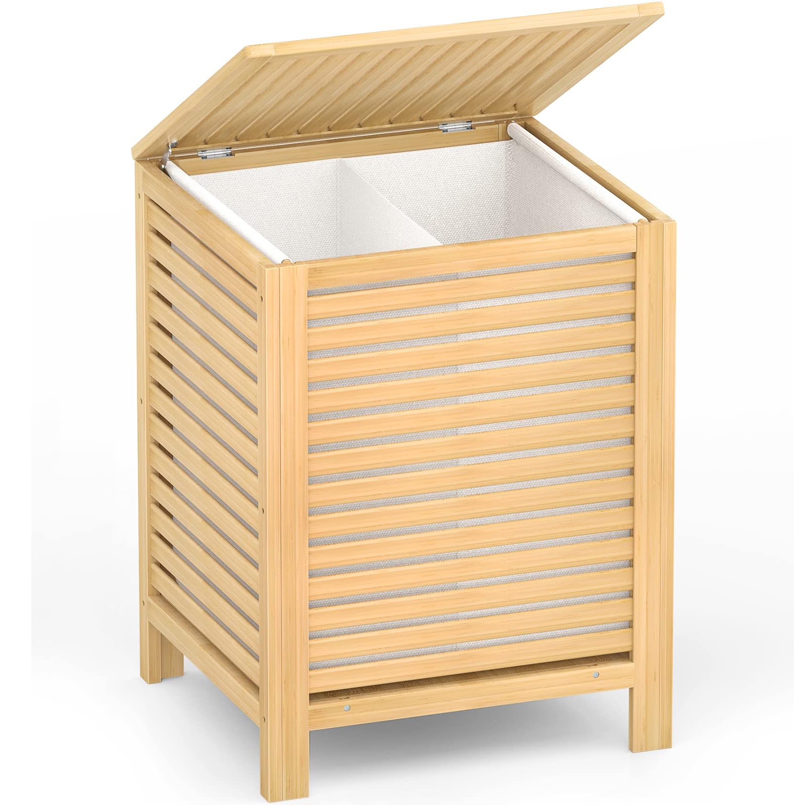 Homykic Bamboo Laundry Hamper