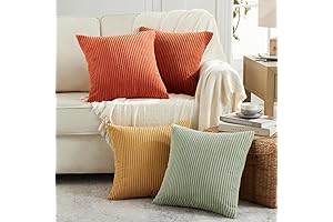 Fancy Homi 18"X18" Decorative & Colorful Pillow Covers