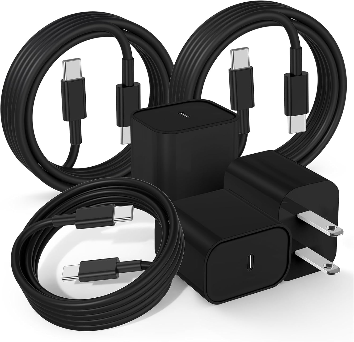 Fast Charger for iPhone 17 16 15 Charger Fast Charging 3Pack, 3+6+10ft USBC to USBC Cable Cord &20W Type C Block for iPhone 17/17 Air/17 Pro Max/17 Pro/16 15 Pro Max/Pro/Plus,iPad Pro/Air/Mini