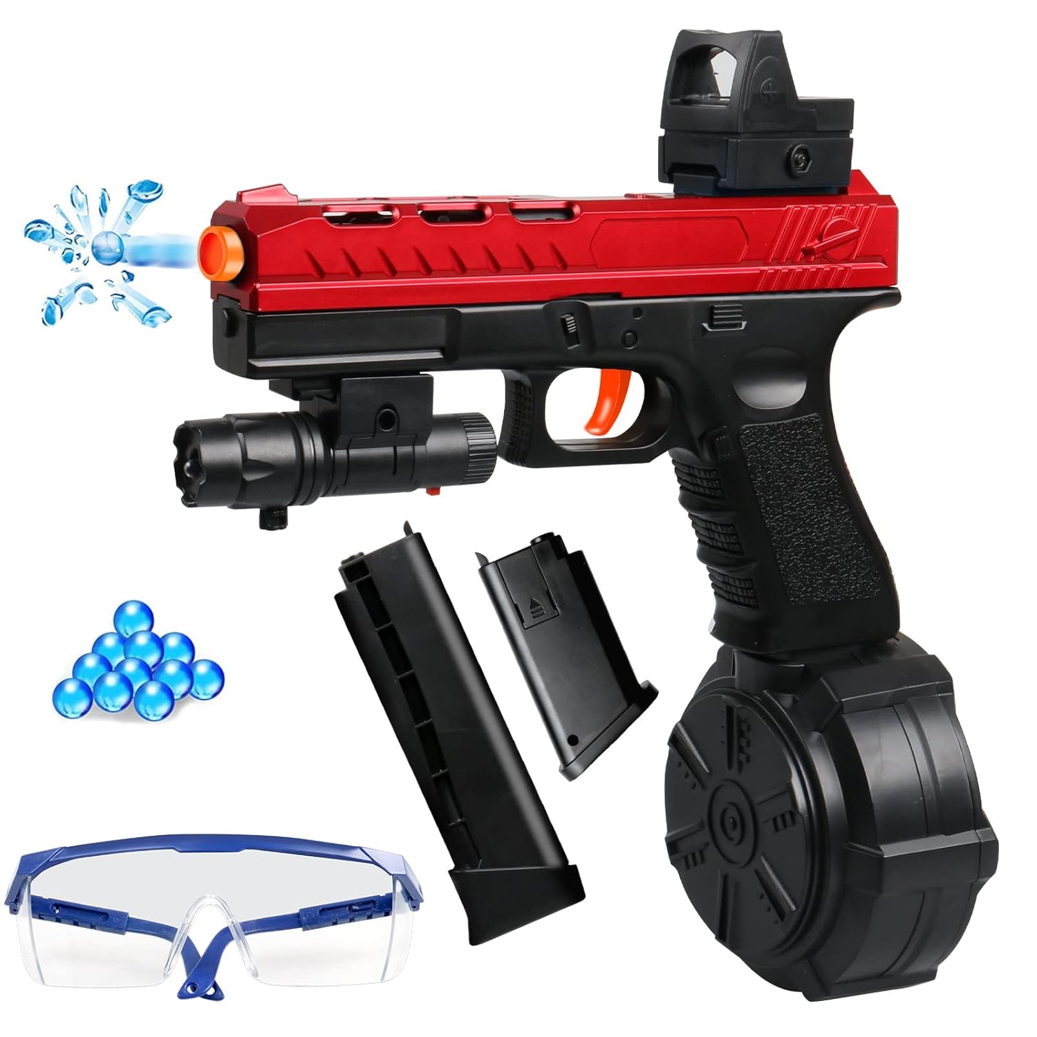 Buy Automatic Gel Ball Blaster Pistol Electric Orby Gun Shoot Up to