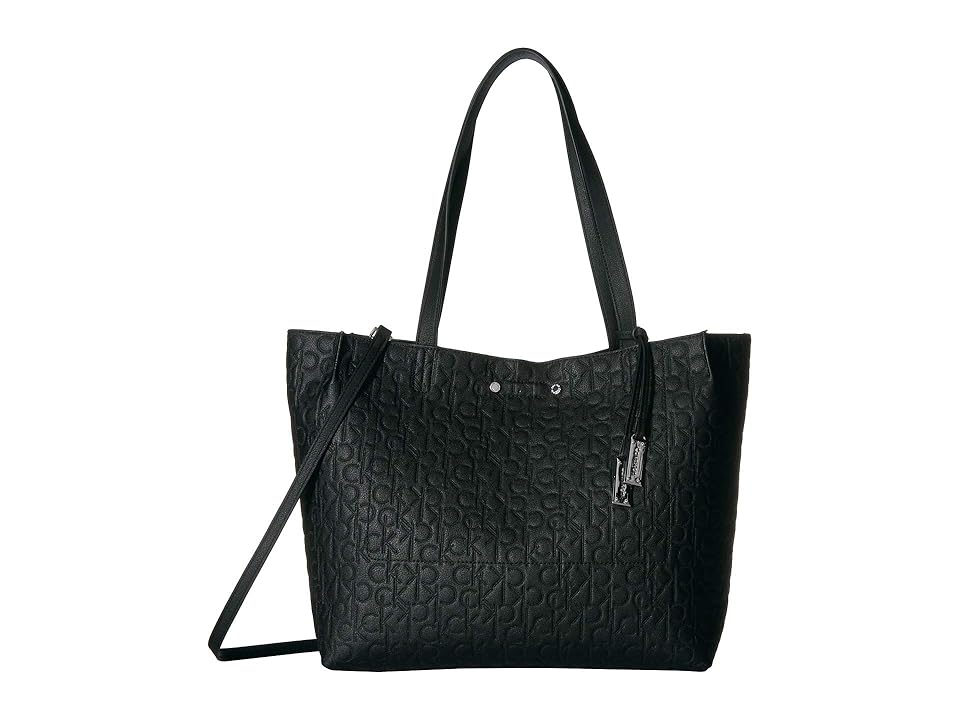 

Calvin Klein Bubble Lamb Novelty Tote (Black) Tote Handbags