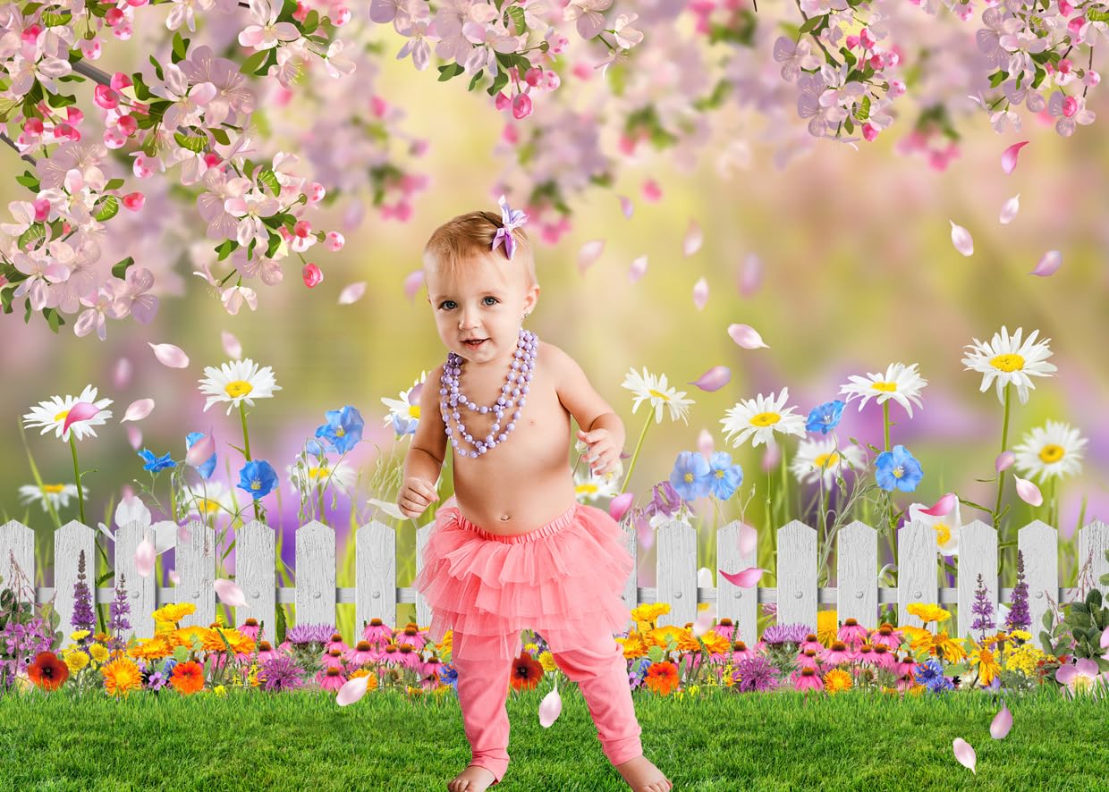7x5ft Pink Rose Wall Background Pink Blossom Flowers Photography