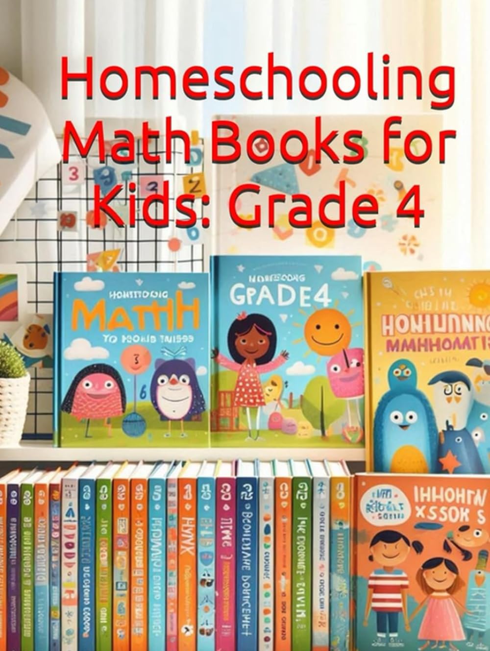 Homeschooling Math Books for Kids: Grade 4: Complete Fourth Grade Textbook - Master Multiplication, Division, Fractions, Decimals, Geometry with ... Practice Problems (GSU Mathification Series)