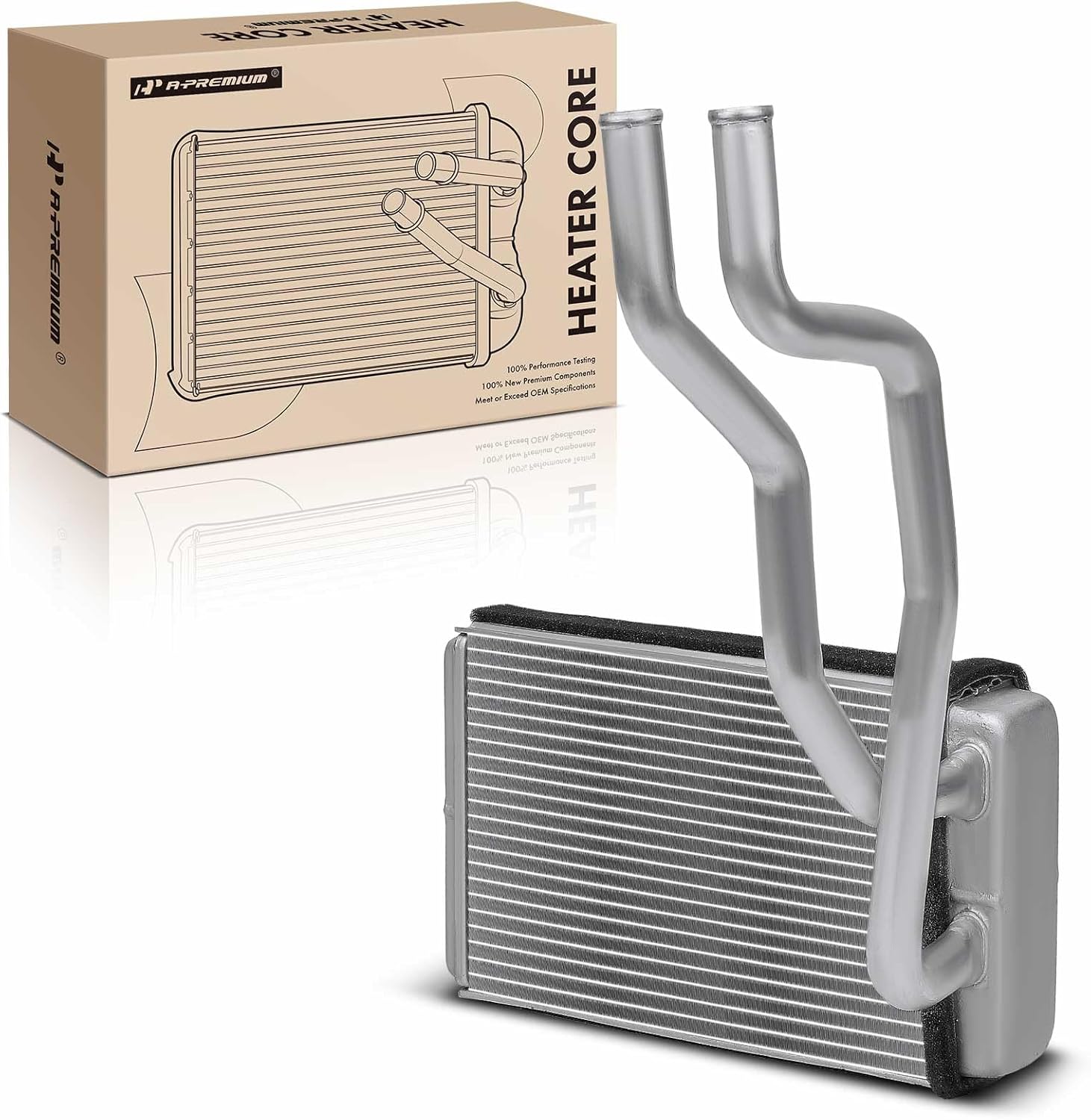 A-Premium HVAC Heater Core Compatible with Nissan Quest 2007 2008 2009 3.5L, Front Side