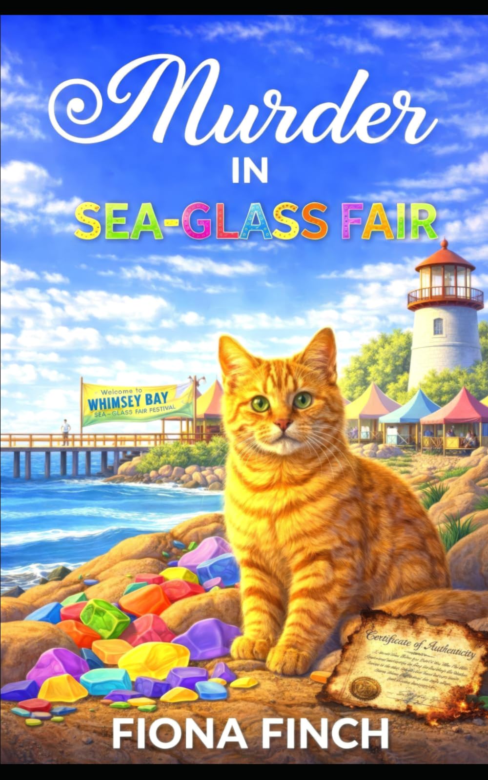 Murder in Sea-Glass Fair: A Sea-Glass Forger Cozy Crime Murder Mystery (An Isabella Brookstone Mystery Series)