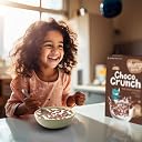 Slurrp Farm Choco Crunch Cereal – No Maida, Wheat and Refined Sugar, Chocolate Stars and Moons, Healthy Millet Breakfast, 300 g, Pack of 2 gallery image