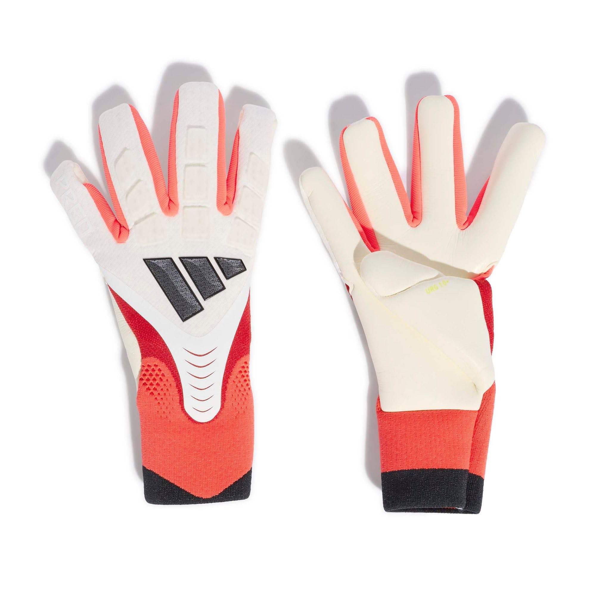 adidas Unisex Predator Goalkeeper Glove Training Gloves, black/black/lucid red, 11.5