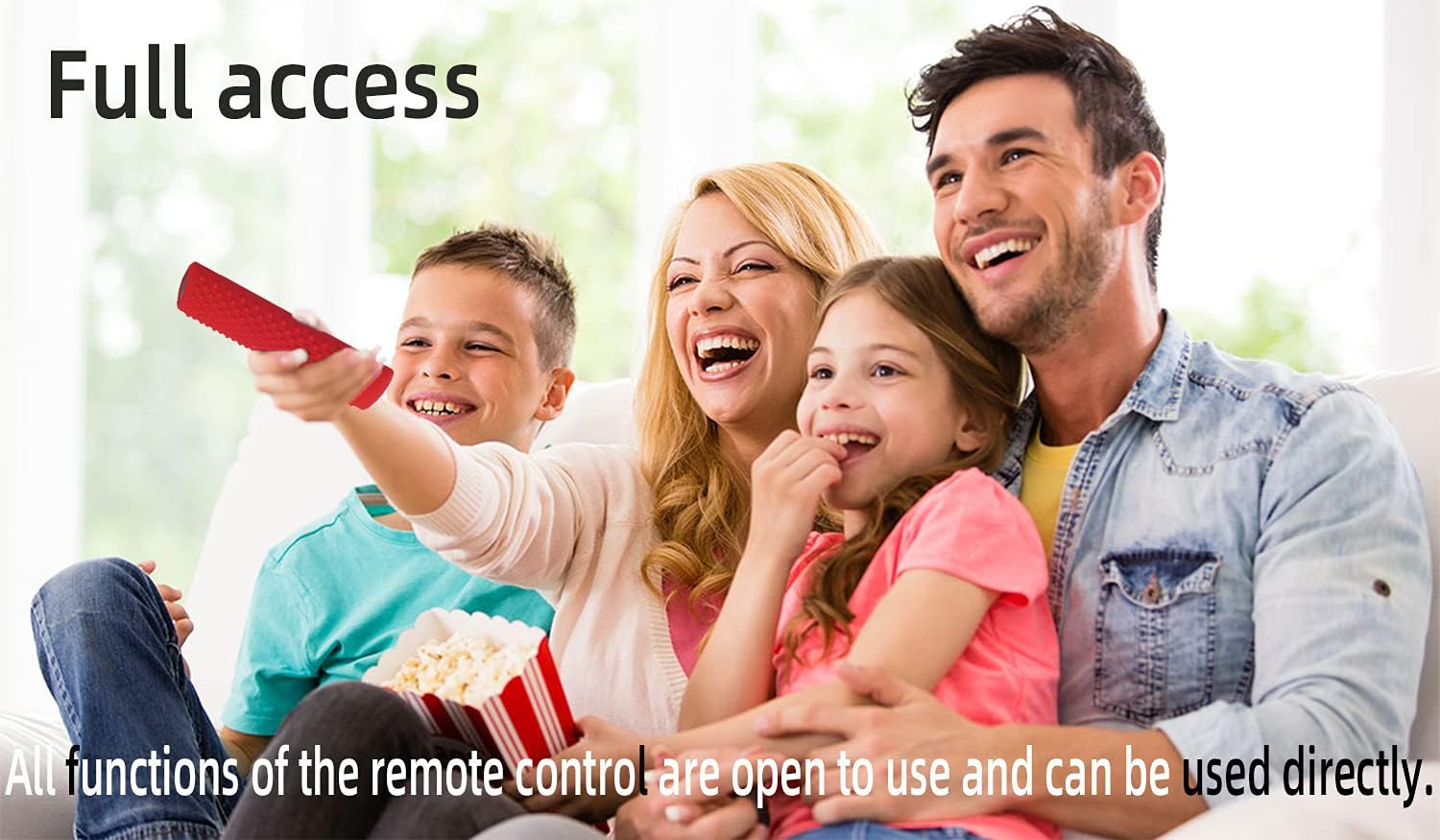 Fire TV Stick Lite Remote Cover Firesticksticktv Controller Cover Silicone Skin TV Remote Cover Fire Stick Lite Silicone Remote Control Case Cover(Blue)
