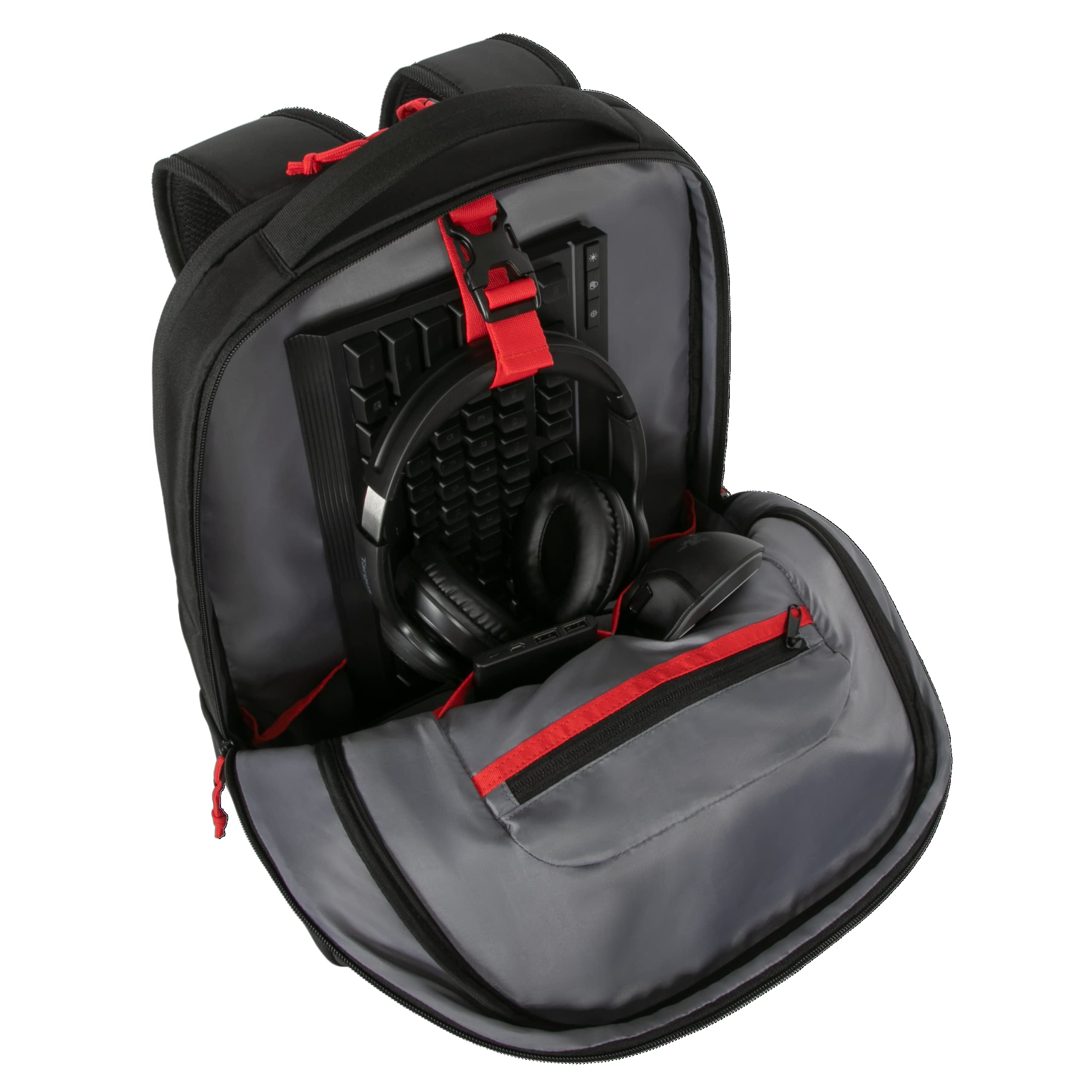 Targus 17.3" Strike2 Gaming Backpack, Noir