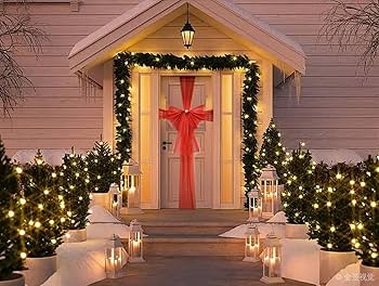 Christmas Door Bow U2013 Red 7.5m Diamante Giant Bow Door Cover Front Door Decorations For Xmas Wedding Baby Shower 85341127