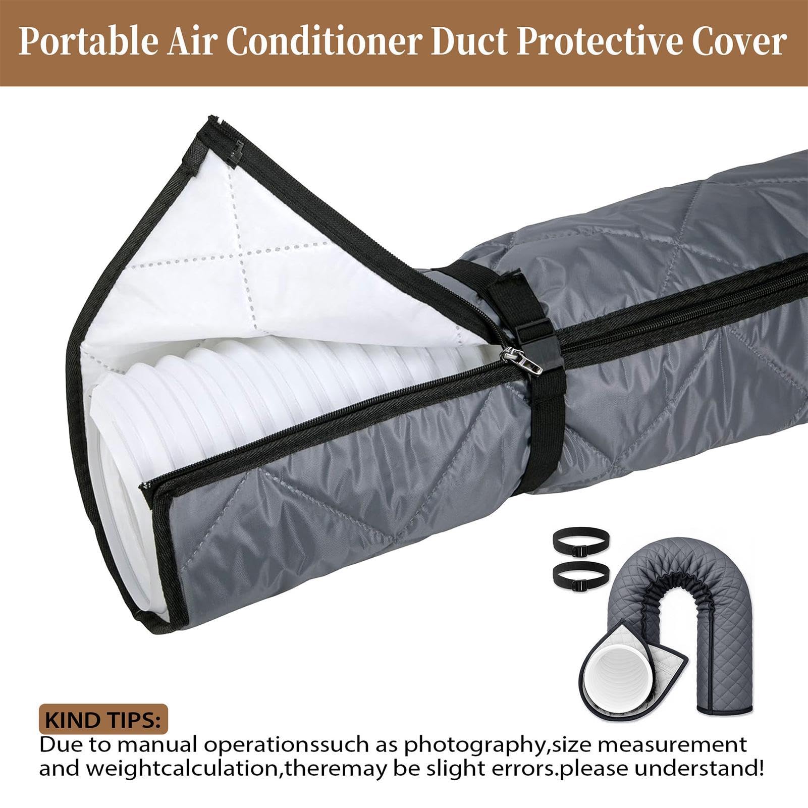 Portable Air Conditioner Hose Cover | Fits 5.8-6 Inch Protector,Ac Exhaust Hose Insulation Cover | for Living Room Bedroom Home Hotel Apartment