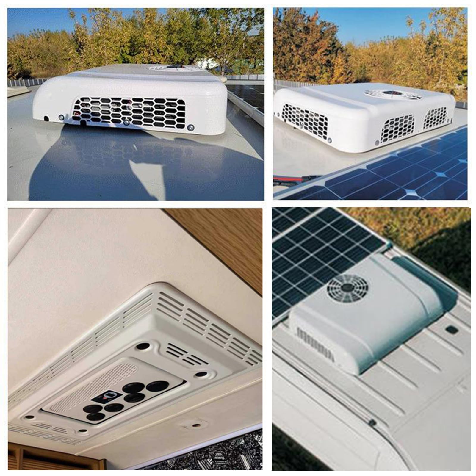 Przenośny klimatyzator dachowy - 12/24 V DC do samochodów, rozwiązanie grzewcze i chłodzące dla komfortu w podróży