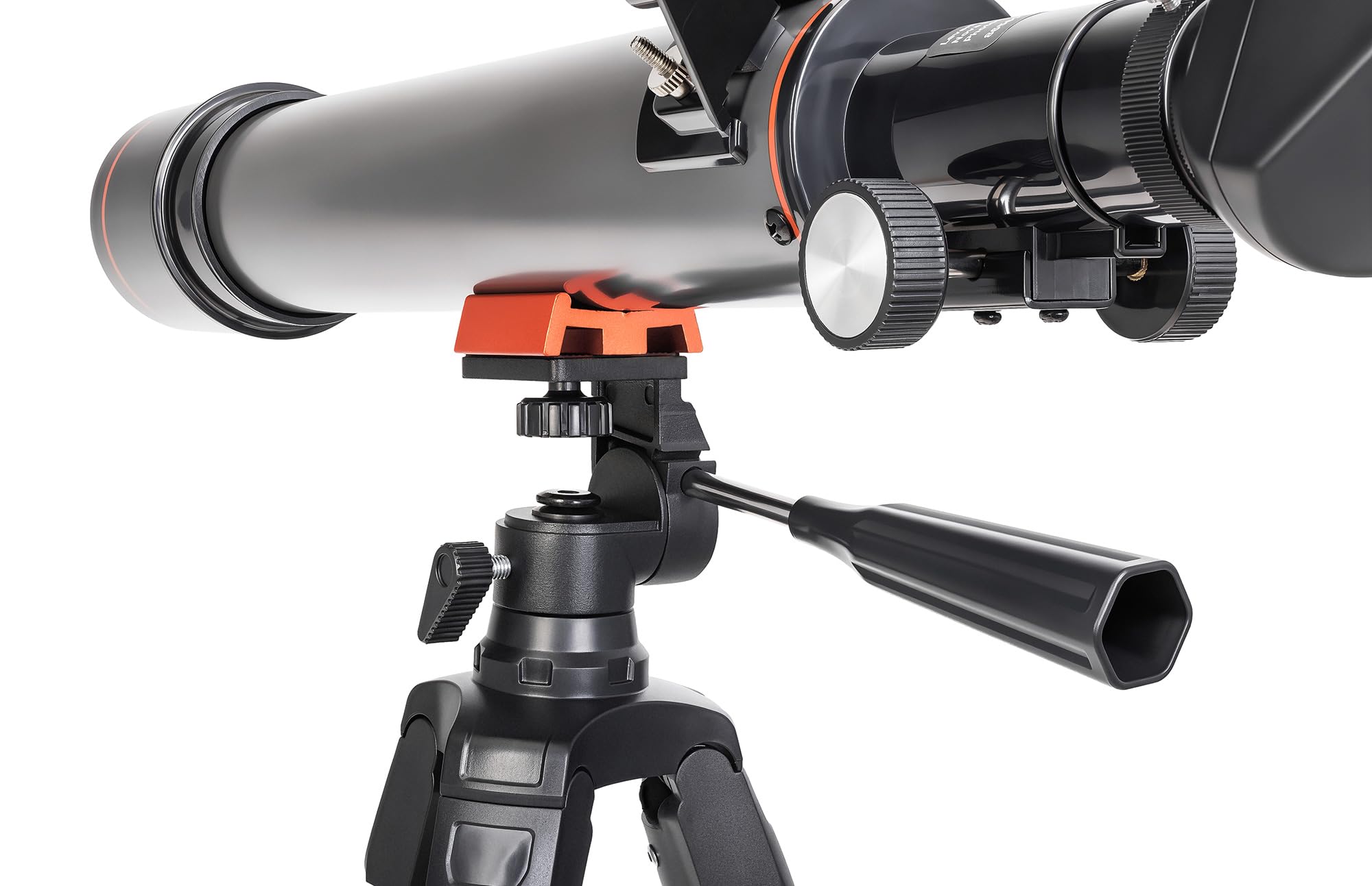 Levenhuk Kelvin Nova Base 60/500 Fototelescopio, Telescopio Smartphone, Catalejo, Montura Altacimutal, Lente Barlow 3X, Trípode Ajustable, Disparador Bluetooth Incluido, para Astrofotografía