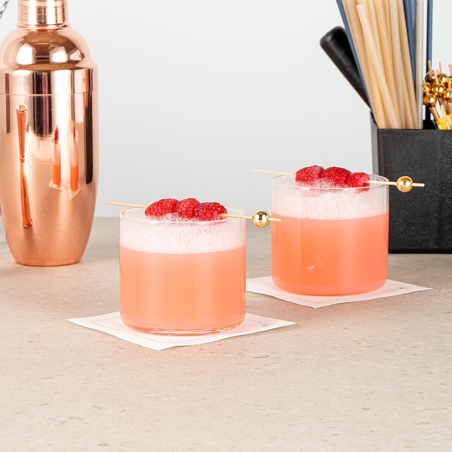 Restaurantware-Vetri 13 Ounce Rocks Glasses, 6 Dishwashable Whiskey Glasses - No-Lead, Premium, Clear Glass Tumblers For Scotch, Ideal For Serving Liquor, Cocktail, Bourbon, Rum, Juice, And More - Image 8