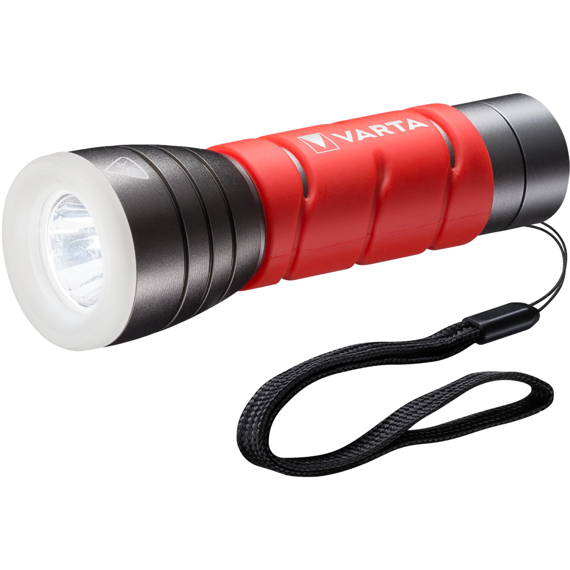 VARTA, Torcia LED Outdoor Sports F10, 5 Watt, incl. 3x batterie High Energy AAA torcia lampada luce pila, involucro antischizzo IPX4