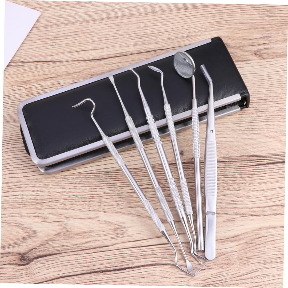 6pcs Dental Tools for Home Use Stainless Steel Kit Dentist Teeth Cleaning