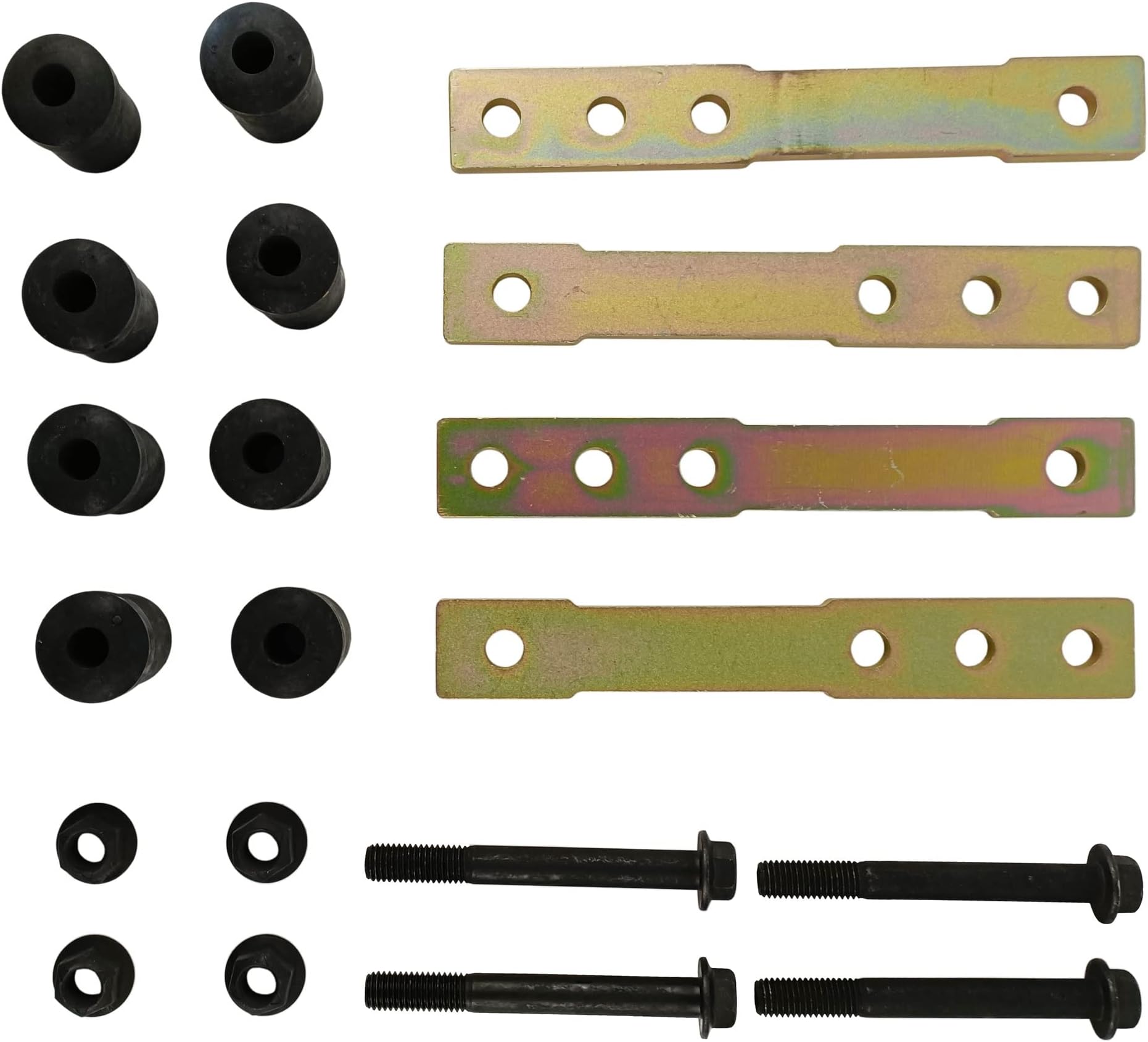 Adjustable 1-4" Rear Shackle Lift Kit For Ford Falcon Mustang Mercury Comet Cougar Montego 1965 1966 1967 1968 1969 1970 1971 1972 1973 499-203