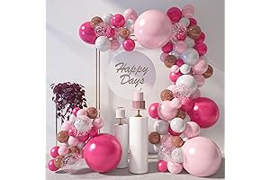 LovesTown Rose Pink Balloon Garland Kit: The Perfect Touch for Unforgettable Celebrations