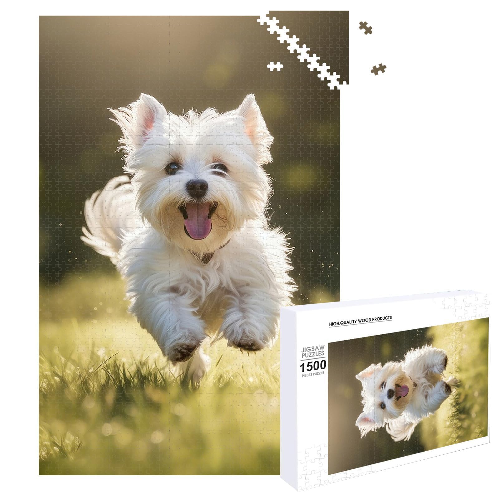 Personalised Jigsaw,Personalised Jigsaw Puzzles 1500 Pieces for adults,Custom Puzzle with Your Own Photo,Wooden Puzzle Gift Wedding,Birthday,Valentine's Day
